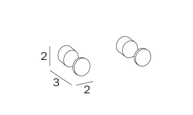 Inda Hotellerie Pair Of Robe Hooks A05610 4 Inda Hotellerie Pair Of Robe Hooks A05610 - Image 2