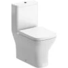 Crest Close Coupled Fully Shrouded WC & Wrapover Soft Close Seat -Burlington Bath Shop Crest CCWC Wrapover Seat CO