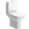 Crest Close Coupled Open Back WC & Wrapover Soft Close Seat 1 Crest Close Coupled Open Back WC & Wrapover Soft Close Seat -Burlington Bath Shop Crest CCWC Wrapover Seat CO 1