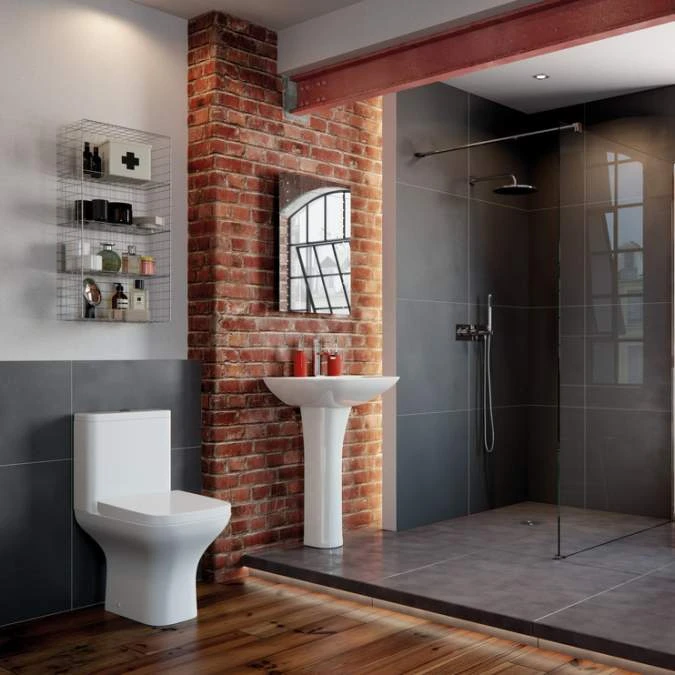 Crest Close Coupled Open Back WC & Wrapover Soft Close Seat 5 Crest Close Coupled Open Back WC & Wrapover Soft Close Seat - Image 3