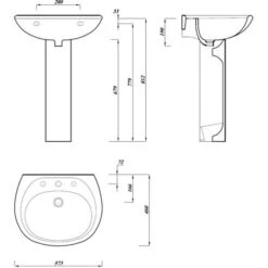 InABox 4 Piece Toilet & Basin Set -Burlington Bath Shop DIPB2044 LD 1156x742
