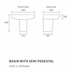 Ankam Rimless 4 Piece Toilet & Basin Set -Burlington Bath Shop DIPBP1150 tech