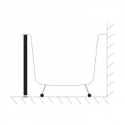 Abacus Elements Standard Tileable Bath Front Panel - 1795mm -Burlington Bath Shop EMBP 05 0005 TECH rd