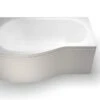 ClearGreen EcoRound 1500 X 900mm Shower Reinforced Bath -Burlington Bath Shop EcoRound 150 Left Hand