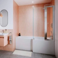 ClearGreen Ecosquare 1700 X 700/850mm Shower Reinforced Bath -Burlington Bath Shop Ecosquare 4