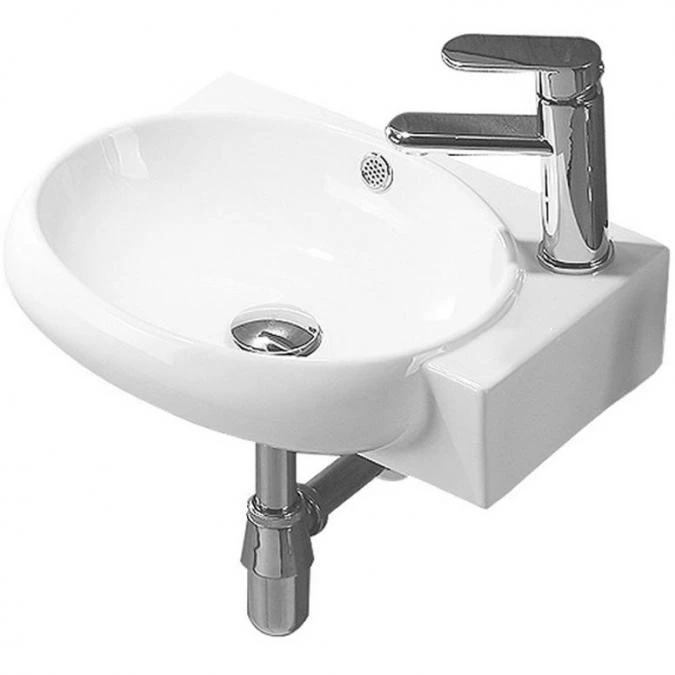 Synergy Emer 420mm 1 Right Hand Tap Hole Wall Hung Basin 3 Synergy Emer 420mm 1 Right Hand Tap Hole Wall Hung Basin