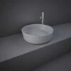 Feeling Round Countertop Basin Matt Grey - RAK Ceramics 1 Feeling Round Countertop Basin Matt Grey - RAK Ceramics -Burlington Bath Shop FEECT4200503A