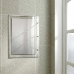 HIB Georgia 600 Decorative Bathroom Mirror - 600mm -Burlington Bath Shop Georgia2 1