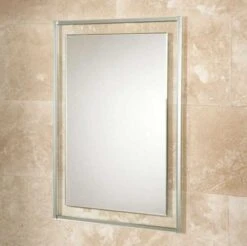 HIB Georgia 600 Decorative Bathroom Mirror - 600mm -Burlington Bath Shop Georgia4 1