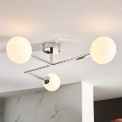 Gressingham Ceiling Light - Chrome -Burlington Bath Shop Gressingham Ceiling Light Lifestyle4
