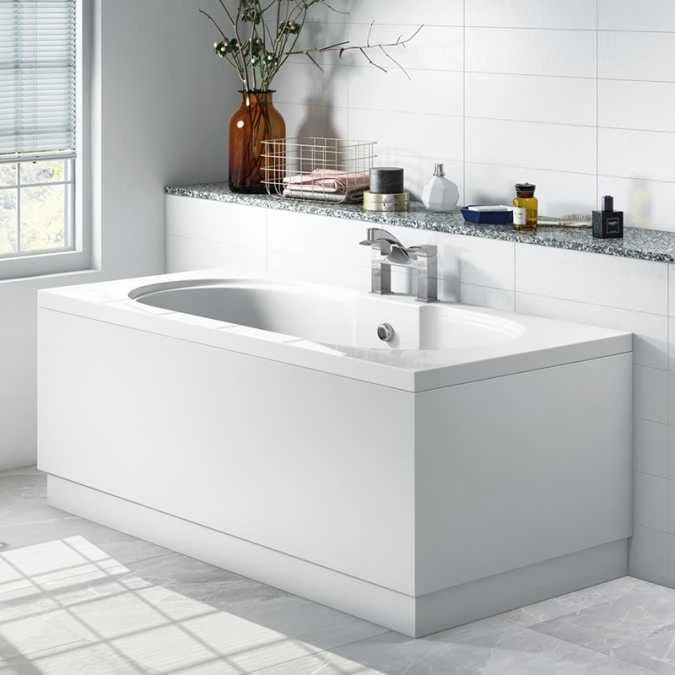 HaLite Gloss White 800mm Bath End Panel - Waterproof & Solid 4 HaLite Gloss White 800mm Bath End Panel - Waterproof & Solid - Image 2