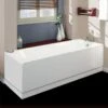 HaLite Gloss White 1600mm Bath Panel - Waterproof & Solid 2 HaLite Gloss White 1600mm Bath Panel - Waterproof & Solid -Burlington Bath Shop Halite Bath Panel Lifestyle 2 3