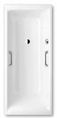 Kaldewei Puro 1700 X 800mm Single End Side Overflow Steel Bath - Right Hand