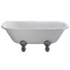 Burlington Avantgarde - Traditional Back To Wall Bath - 1690mm 1 Burlington Avantgarde - Traditional Back To Wall Bath - 1690mm -Burlington Bath Shop L1C T12D CO