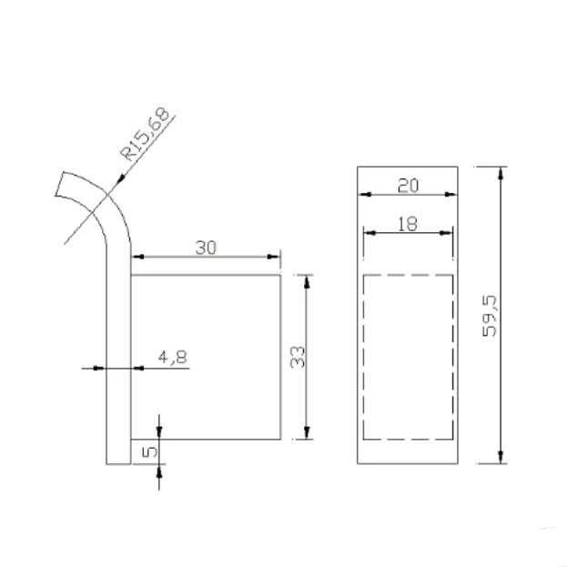 The White Space Robe Hook - Chrome 4 The White Space Robe Hook - Chrome - Image 2