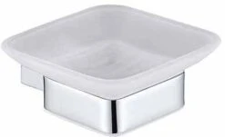 The White Space Soap Dish - Chrome