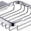 The White Space Soap Basket - Chrome -Burlington Bath Shop LEG8