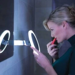 HIB Libra LED Illuminated Magnifying Mirror -Burlington Bath Shop Libra Mirror 4 1