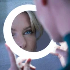 HIB Libra LED Illuminated Magnifying Mirror -Burlington Bath Shop Libra Mirror 5 1