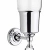 Oriental Crystal Tumbler Holder - Chrome, Gold Or Black Chrome - Origins Living 2 Oriental Crystal Tumbler Holder - Chrome, Gold Or Black Chrome - Origins Living -Burlington Bath Shop MA02C C oriental crystal tumbler holder chrome