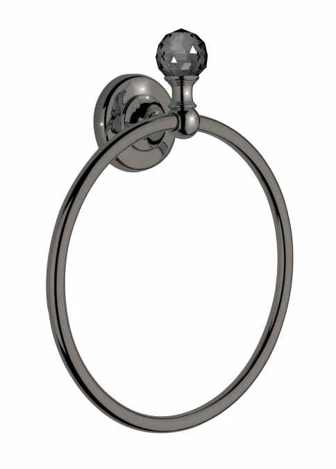 Oriental Crystal Towel Ring - Chrome, Gold Or Black Chrome - Origins Living 4 Oriental Crystal Towel Ring - Chrome, Gold Or Black Chrome - Origins Living - Image 2