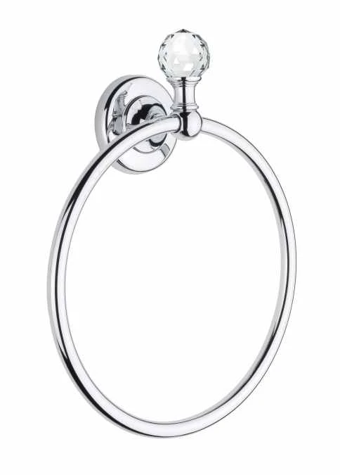 Oriental Crystal Towel Ring - Chrome, Gold Or Black Chrome - Origins Living 5 Oriental Crystal Towel Ring - Chrome, Gold Or Black Chrome - Origins Living - Image 3