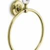 Oriental Crystal Towel Ring - Chrome, Gold Or Black Chrome - Origins Living
