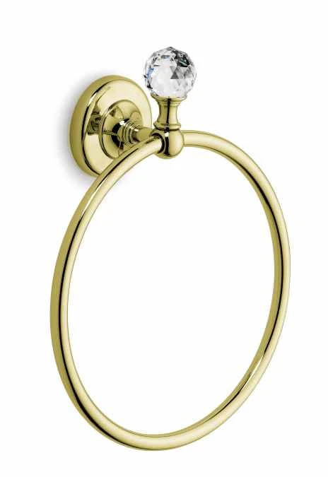 Oriental Crystal Towel Ring - Chrome, Gold Or Black Chrome - Origins Living 3 Oriental Crystal Towel Ring - Chrome, Gold Or Black Chrome - Origins Living