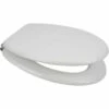 MDF AntiBac Toilet Seat In White - 82995 - Euroshowers -Burlington Bath Shop MDF AntiBac