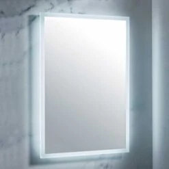 Hosta LED Bathroom Mirror With Shaver Socket - 600 X 800mm