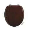 Burlington Mahogany Real Wood Traditional Toilet Seat - S12 -Burlington Bath Shop Mahogany burlington s12