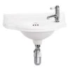 Burlington Traditional Curved Cloakroom Basin -Burlington Bath Shop P13R CO