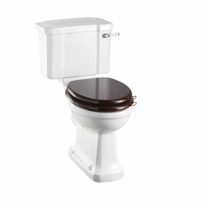Burlington Rimless Slimline Close Coupled WC & White Ceramic Cistern With Lever P20 C3 3 Burlington Rimless Slimline Close Coupled WC & White Ceramic Cistern With Lever P20 C3
