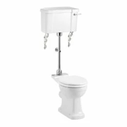 Burlington Medium Level Regal Pan With White Ceramic Cistern P12 C1 T33CHR