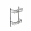 Croydex Premium Large Two Tier Shower Caddy - 390 X 255 X 125mm - Rust Free -Burlington Bath Shop QM770841 849