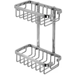 Croydex Premium Two Tier Shower Caddy - 250 X 180 X 105mm - Rust Free