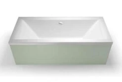 ClearGreen Enviro 1700 X 750mm Double Ended Square Reinforced Bath
