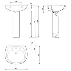 Suite2Go Complete Bathroom Suite -Burlington Bath Shop RDBS103720 tech