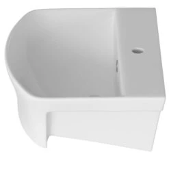 Appleyard Semi Recessed Basin 500mm 1 Tap Hole -Burlington Bath Shop RDBS104933 4