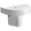 Campbell Basin & Semi Pedestal 555mm -Burlington Bath Shop RDBS1784 cutout