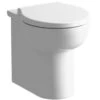 Muscovy Back To Wall Toilet & Soft Close Seat -Burlington Bath Shop RDBS1850 cutout