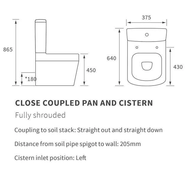 Ankam 4 Piece Set, Rimless Comfort Height Toilet & Basin 7 Ankam 4 Piece Set, Rimless Comfort Height Toilet & Basin - Image 5
