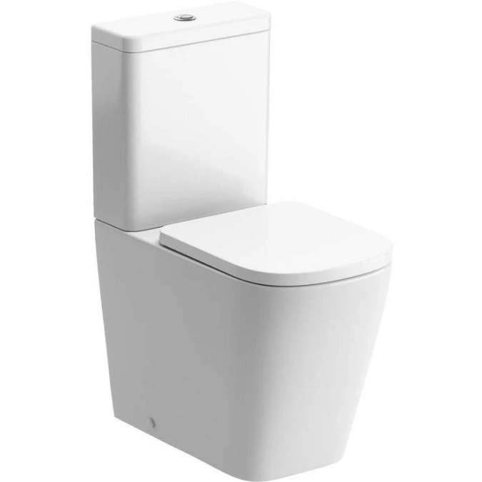 Ankam 4 Piece Set, Rimless Comfort Height Toilet & Basin 4 Ankam 4 Piece Set, Rimless Comfort Height Toilet & Basin - Image 2