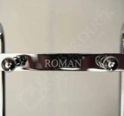 Roman RSB01 Chrome Double Hanging Shower Basket With Hooks -Burlington Bath Shop RSB01 4