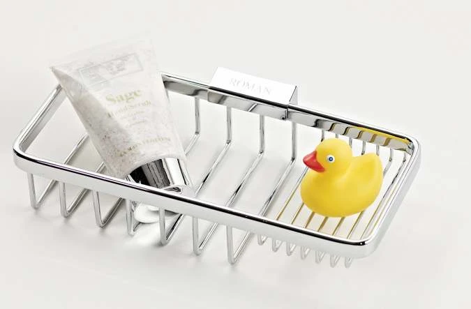 Roman Chrome Stepped Shower Caddy - Bottle & Soap Holder - RSB03 3 Roman Chrome Stepped Shower Caddy - Bottle & Soap Holder - RSB03