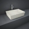 Feeling Rectangle Countertop Basin Matt Greige - RAK Ceramics -Burlington Bath Shop Rec Matt Greige