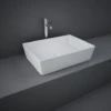 Feeling Rectangle Countertop Basin Matt White - RAK Ceramics -Burlington Bath Shop Rectangle Matt White