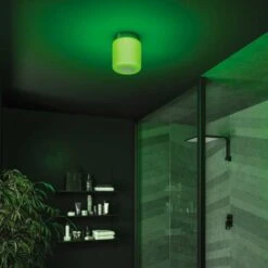 HIB Rhythm Bluetooth LED Ceiling Light -Burlington Bath Shop Rhythm Green cameo NEW