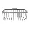 Roman Large Rectangular Chrome Shower Caddy - RSB06 2 Roman Large Rectangular Chrome Shower Caddy - RSB06 -Burlington Bath Shop Roman Large Rectangular Shower Basket