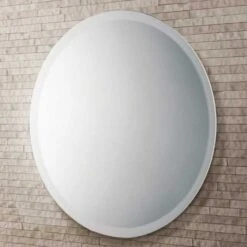 HIB Rondo Bathroom Mirror With Bevelled Edge - 61504000 -Burlington Bath Shop Rondo 1